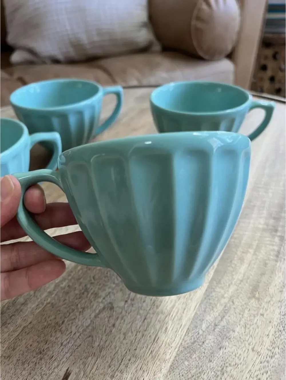 Anthropologie latte mugs
